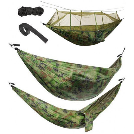 Hängmatta med myggnät Camo Hammock