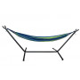 XL Hängmatta med Stativ Hammock 200 x 150 cm