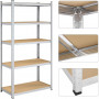Förvaringsställ Heavy Duty 100x50x200 cm - 875 kg - Justerbara Hyllor