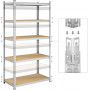 Förvaringsställ Heavy Duty 100x50x200 cm - 875 kg - Justerbara Hyllor