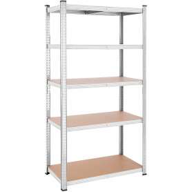 Förvaringsställ Heavy Duty 100x50x200 cm - 875 kg - Justerbara Hyllor