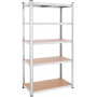Förvaringsställ Heavy Duty 100x50x200 cm - 875 kg - Justerbara Hyllor