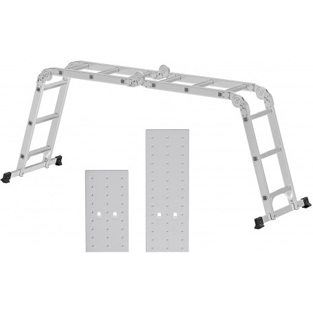 Flexibel Stege 3,5 m -150 kg - Aluminium Med 2 Plattor