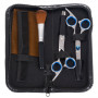 Frisör kit med saxar, kam, Kappa 7 delar