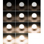 10 LED-lampor till spegel Justerbar LED-belysning med kontroll till sminkspegel
