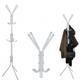 Klädhängare 175cm 12 krok - Vit