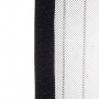 Myggnät för dörr med magnetstängare100x210cm svart