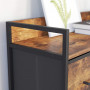 Byrå med 7 Tyglådor Industriell Vintage brun-svart 98 x 28,5 x 85 cm