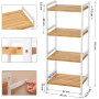 Bambu Hylla 45 x 31,5 x 110 cm