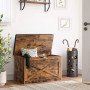 Sittpall med Kista Rustik Brun 76 x 40 x 48 cm