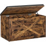 Sittpall med Kista Rustik Brun 76 x 40 x 48 cm