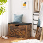 Sittpall med Kista Rustik Brun 76 x 40 x 48 cm