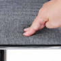 2x Barstolar med Ryggstöd Höjd Justerbar Ergonomisk Grå