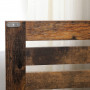 Tvättställsunderskåp 60x30x63 cm 2 Dörrar Vintage Brun