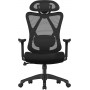 Ergonomisk Kontorsstol Med Flexibla Armstöd, Svankstöd, Nackstöd - Svart