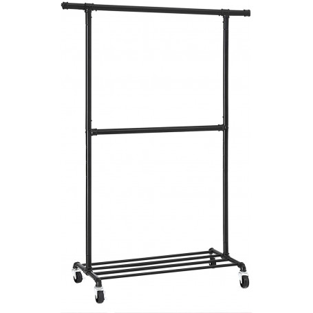 Rullbar Klädställning 110 kg Rör-Industriell Design