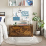 Sittbänk Kista Modern-Rustik 100x40x46 cm Vintage Brun
