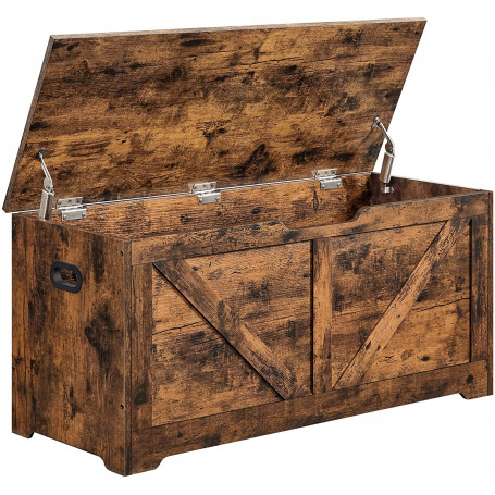 Sittbänk Kista Modern-Rustik 100x40x46 cm Vintage Brun