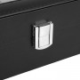 Klockbox 10-Fack Med Glaslock Elegant Klockförvaring För 10 Klockor