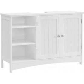 Tvättställs Underskåp 90x30x60 cm Förvaringsskåp - Vit
