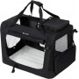 Transportväska För Husdjur M Transportbur 60 x 42 x 42 cm - Svart