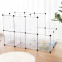 Lekhage för husdjur DIY transparant - 143 x 73 x 93 cm