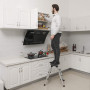 Aluminium Trappstege Vikbar - H. 62 cm, 150 kg