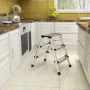 Aluminium Trappstege Vikbar - H. 62 cm, 150 kg