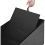 Sittbänk Med Förvaring 76 x 38 x 38 cm - Mörkgrå