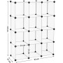 Kubförvaring DIY Stapelbara 12-Fack à 31 x 31 x 31 cm