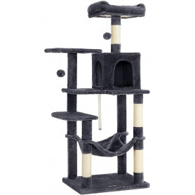 Katträd 143 cm Klösmöbel Med Klösbräda Mörkgrå