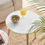 2X Runt Sidobord Natur - Satsbord	‎45 x 45 x 50 cm