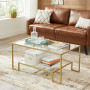 Soffbord Skandi Guld 100 x 55 x 45 cm