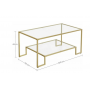 Soffbord Skandi Guld 100 x 55 x 45 cm