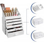 Smink Förvaring, Organiserings Lådor 6 Skikt - Vit