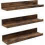 3-pack Tavelhylla / Vägghylla 38 x 10 x 5 cm - Vintage Brun