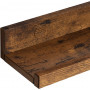 3-pack Tavelhylla / Vägghylla 38 x 10 x 5 cm - Vintage Brun