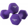 2-Pack Hantlar Set 2 Kg - Lila 16 x 7,5 cm