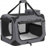 Transportväska För Husdjur M Transportbur 60 x 42 x 42 cm - Grå