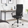 Ergonomisk kontorsstol 120 kg svart