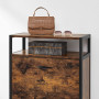 Skoskåp  8-12 par Skohylla 60 x 30 x 95 cm Vintage brun