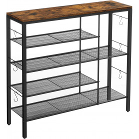 Skoställ Avlastningsbord Industriell Stil 100 x 30 x 90 cm