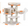 Klösträd för Stora Katter Upp till 15 kg - Beige 70 x 60 x 112 cm