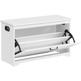 Skoskåp Retro Sittbänk 80 x 30 x 46 cm Till 8 Par Skor