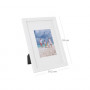 2-Pack Fotoramar Trä 21×29,7 Cm Med Glasruta Vit För Foto 13×18 Cm ...