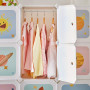Klädskåp Barnrum Garderob DIY 16 kuber & 4 hängstänger 123×41×123 c...