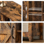 Skänk - Sidobord Vintage Brun - Industriell Stil 80 x 35 x 83 cm