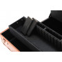 Sminkförvaring aluminium 30×24×19 cm laser rose gold med handtag & ...