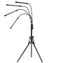 Växtlampa med stativ 4 flexibla arm 20 LED
