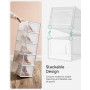 18x Stapelbara Förvaringslådor till Skor / Småsaker Transparent 35 x 25 x 18,5 cm